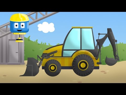 Bagger - Tom & Matt die Baufahrzeuge I Bau-Cartoons für Kinder