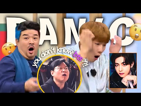 kpop idols reacting to bts appearing in 'guess the name' games