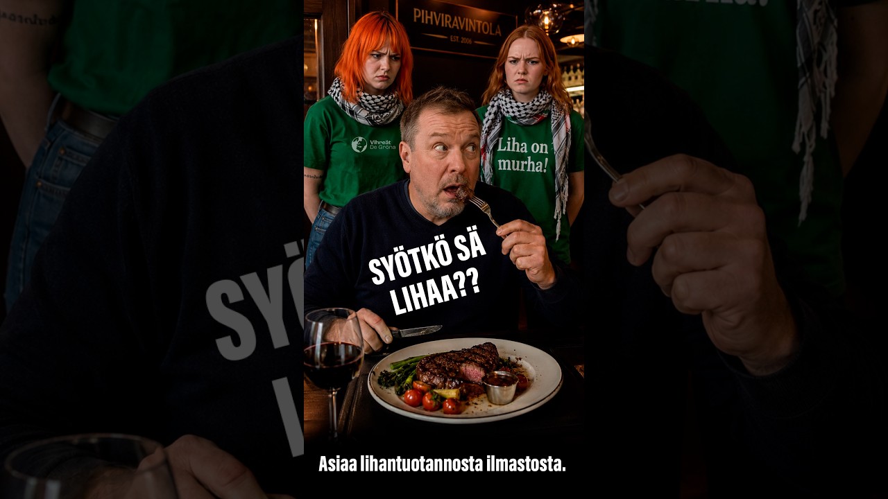 Vihreä siirtymä ruokatuotannossa, ilmasto ja liha.