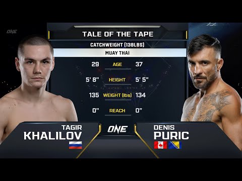 Denis Purić vs Tagir Khalilov full fight