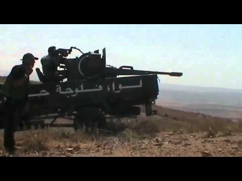 استهداف مقرات النظام في المخافر الحدودي 36 و 37 في ريف درعا من قبل كتيبة شهداء صيدا