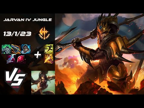 JUNGLE Jarvan IV vs Nidalee - NA Challenger Patch 25.22