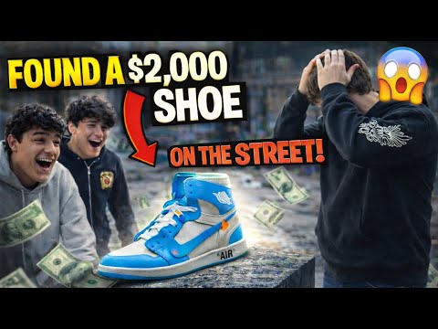 They Found a $2,000 Shoe ON THE STREET!! 