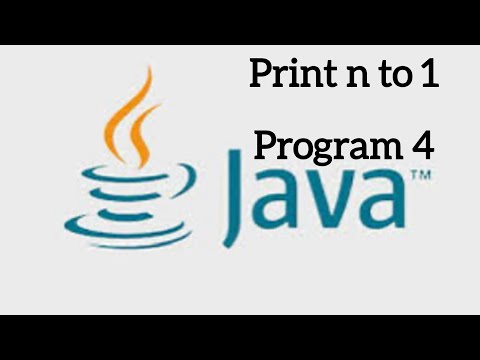 Java Program To Print N To 1 Using While Loop For Loop Do While Loop Beginner Friendly