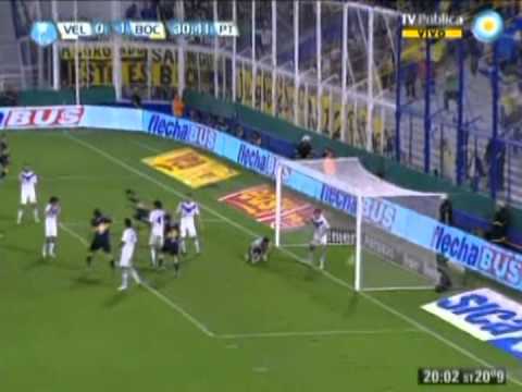 Vélez 0 - Boca 1 - Gol de Silva | Torneo Inicial 2012