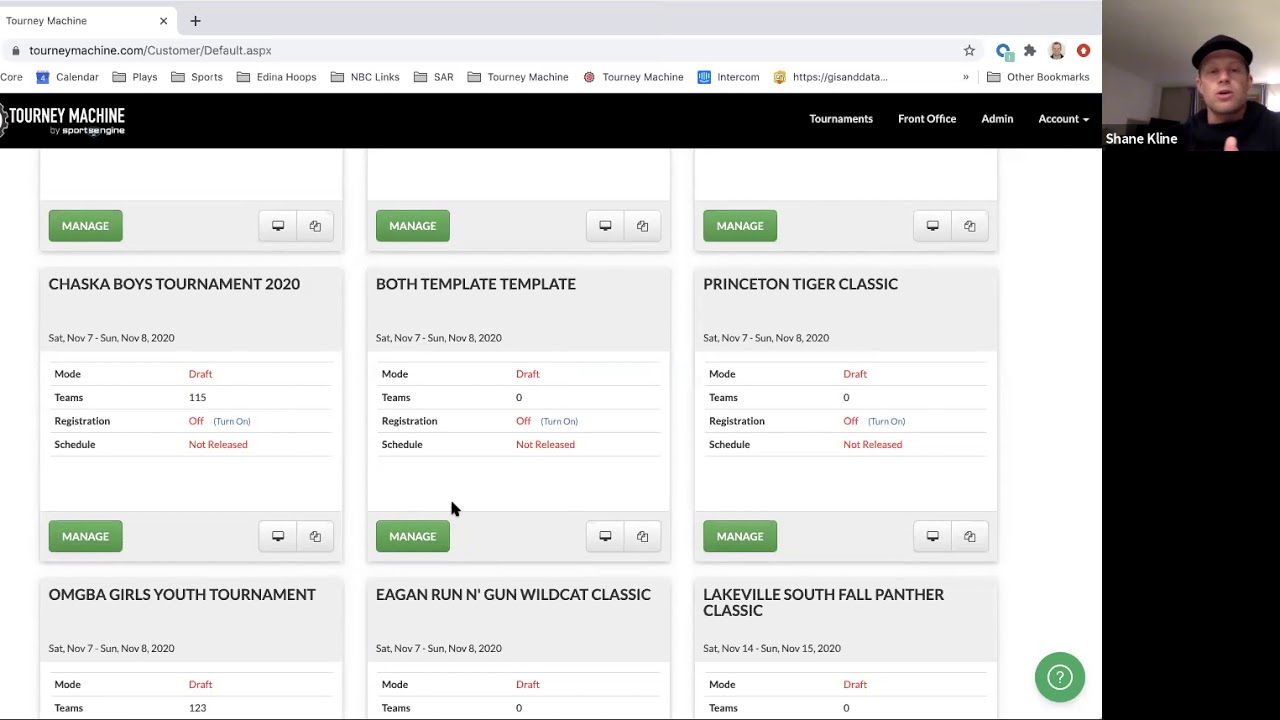 Tourney Machine Webinar for MYBA Members