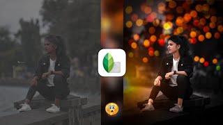 Snapseed Night Bokeh Photo Editing | Snapseed Photo Editing Trick | Snapseed Night Effect Editing