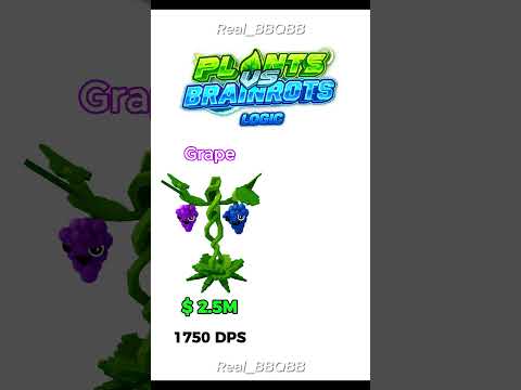🍇 Grape vs 🥕 Mr. Carrot – Plants vs Brainrots