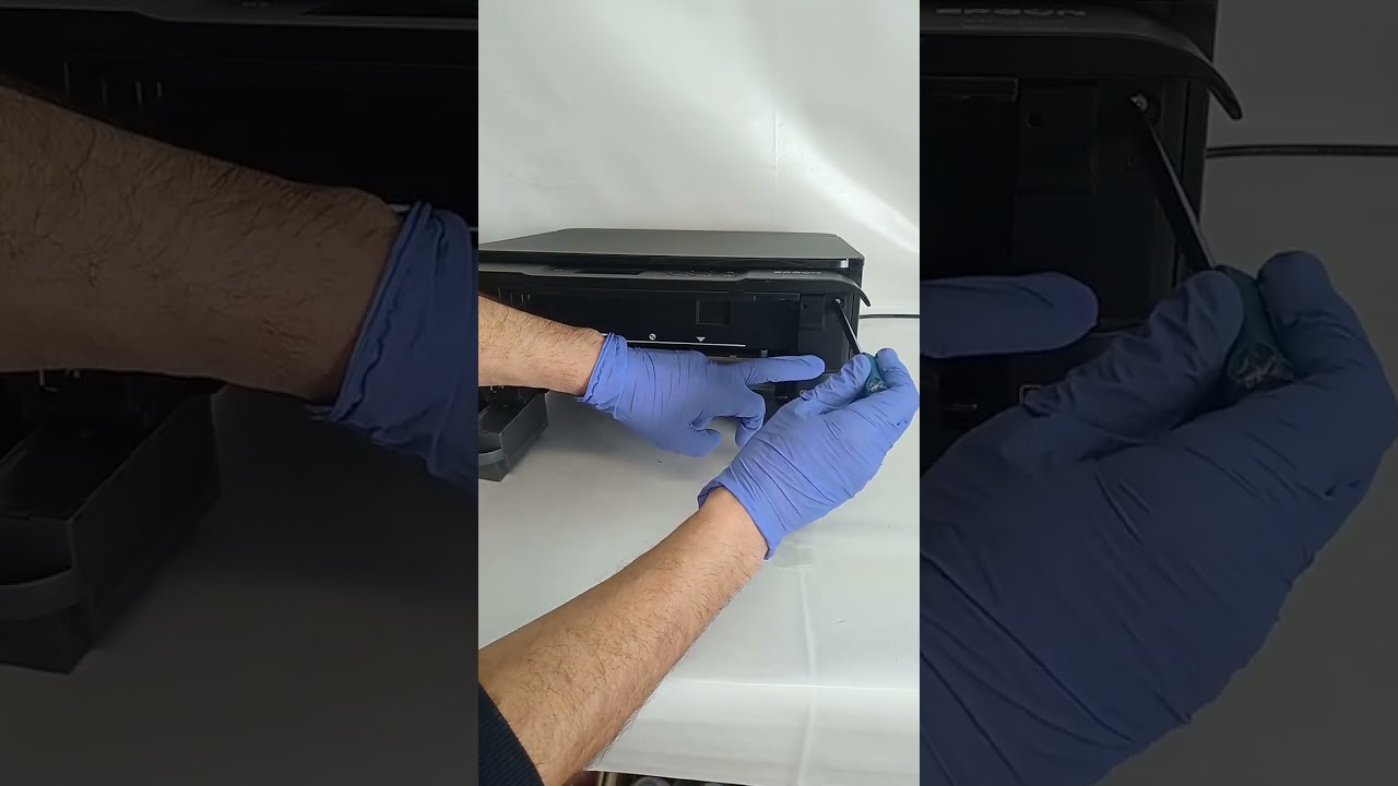 Le boitier de maintenance est en fin de vie Epson XP-6000 XP-6100 XP-8500 comment remplacer #Shorts