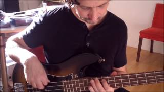 Santana - Bass Playalong "Runnin´ " Bass Solo (Cover)