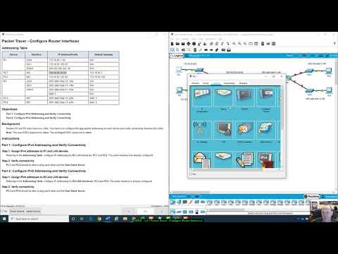 SRWE - 1.4.7 Packet Tracer - Configure Router Interfaces