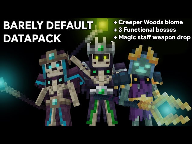 Barely Default Data Pack Minecraft Data Pack