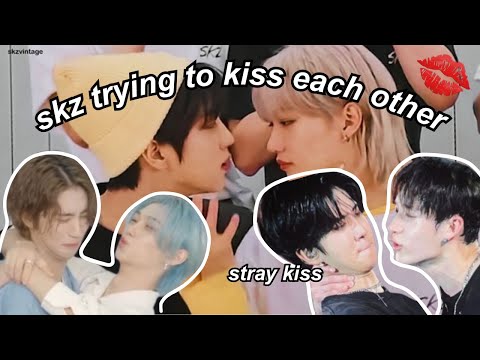 skz trying to kiss each other for 7 mins straight