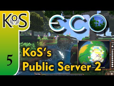 Eco Ep 5:  BOB GETS LASERED WITH LAUGHTER - Multiplayer - Voxel Builder/RPG - Let's Play