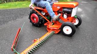 Simplicity 725 Tractor with Sickle Bar Mower