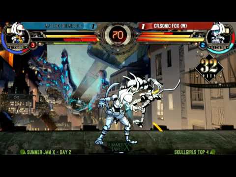 Summer Jam X Skullgirls Grand Finals Matlok vs cr Sonic Fox