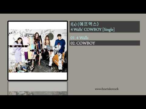 [AUDIO+DL] f(x) (에프엑스) - 4walls' COWBOY (Japanese Single)