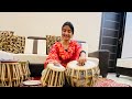 Mere Dholna Tabla Cover By Mona Chopra Vasuki Fusion