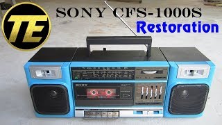 Video thumbnail for Sony CFS-1000S Restoration by TE