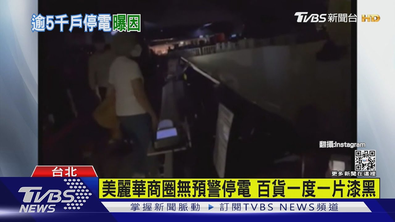 美麗華商圈突停電 斷路器跳脫影響5千戶
