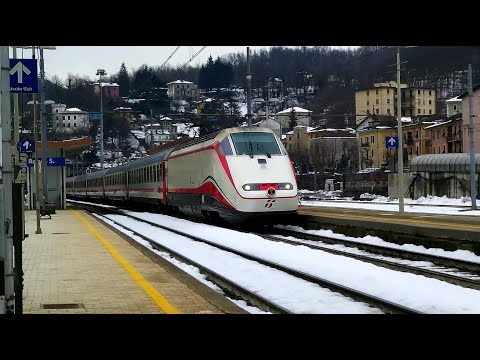 (Neve & Treni) Transiti a Ronco Scrivia & Il grande traffico ferroviario della succursale dei giovi