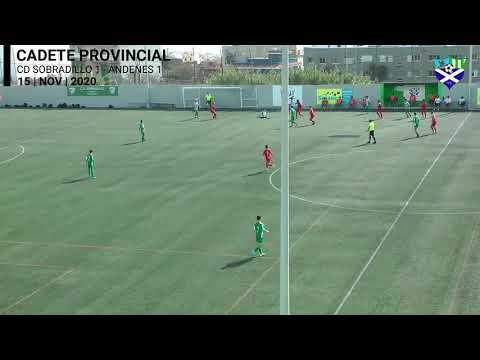 Fútbol Cadete Provincial. CD Sobradillo - Andenes (Con problemas en la grabación)