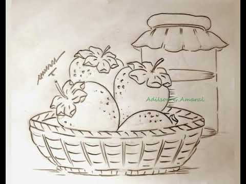 Risco para pintura em tecido .#pintura #pinturaemtercido