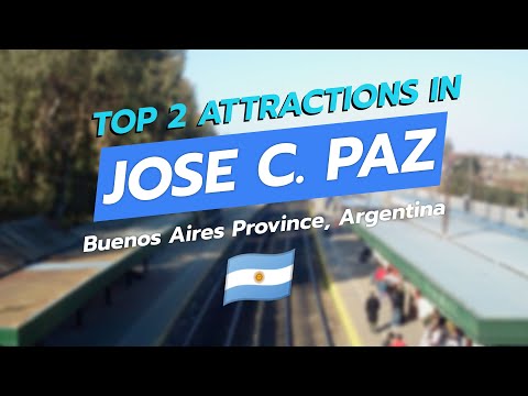 Top 2 Attractions in Jose C Paz, Argentina 🇦🇷 | Estacion Jose C Paz 🚆 & Plaza 25 de Mayo 🏛️