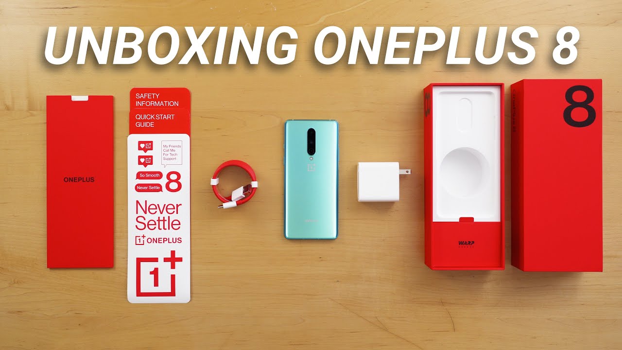 OnePlus 8 Unboxing - What's Included!