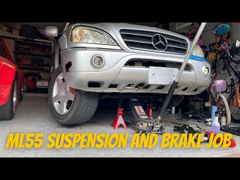 REPLACING FRONT SUSPENSION AND BRAKES ON MY ML55 AMG