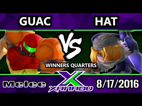 S@X 163 - Guac (Samus) Vs. Hat (Sheik) SSBM Winners Quarters - Smash Melee