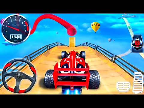 Formula Car Racing Stunt Simulator 2024 #2 - Impossible Mega Ramp Car 3D - Android GamePlay