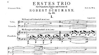 Robert Schumann: Trio nº 1 Op. 63 (1847)