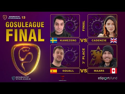 BSL13 GosuLeague Grand Finals  - CadenZie vs KameZerg & 3rd place SquaLL vs Maars