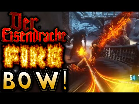 DER EISENDRACHE UPGRADED "FIRE" BOW GUIDE! HOW TO FIRE BOW UPGRADE TUTORIAL! (Black Ops 3 Zombies)