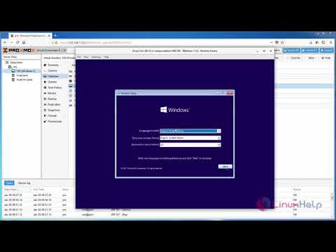 How to install Windows 7 VM on Proxmox VE | LinuxHelp Tutorials