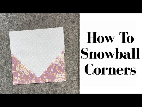 Block Building Basics - How to Snowball Corners