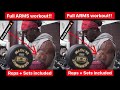 SAVAGE ARMS WORKOUT FOR MASS(BICEPS + TRICEPS ) REPS + SETS INCLUDED- THE GRIND WITH KWAME EPISODE 6