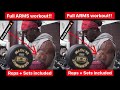 SAVAGE ARMS WORKOUT FOR MASS(BICEPS + TRICEPS ) REPS + SETS INCLUDED- THE GRIND WITH KWAME EPISODE 6