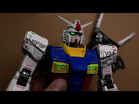 PG RX 78 2 LED light installation - short