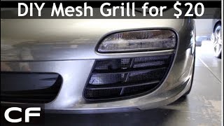 How To Make Custom Grill for Your Car - DIY Tutorial on Porsche 911
