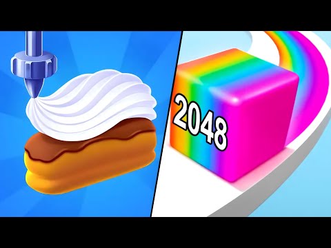 jelly run 2048 vs perfect cream all level gameplay iOS Android #viralvideo #jellyrun2048