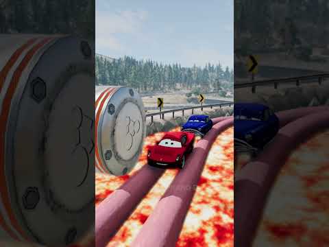Pixar Cars Lava Bollard Crush – BeamNG.drive