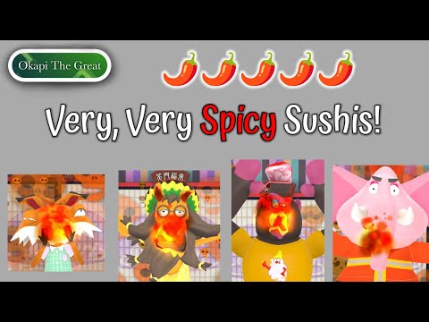 I gave people EXTREMELY SPICY Sushis! in "Oh! Sushi!" Game | Gameplay by Okapi The Great