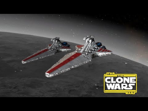 Epic Star Wars Clone Wars Space Battle