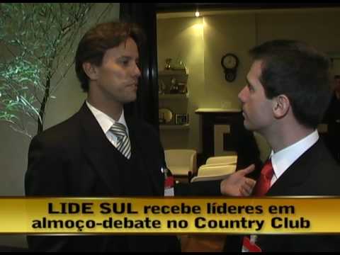 13.08.09 - Opinião Livre - LIDE SUL recebe líderes em almoço-debate no Country Club - Parte2