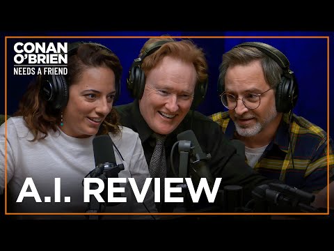 Conan Reacts To An A.I.’s Review Of The Podcast | Conan O’Brien Needs a Friend