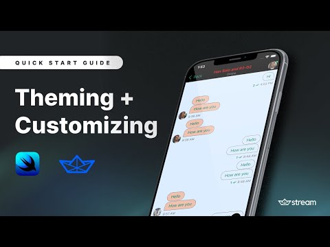 Theming and Customizing Your Stream Chat SwiftUI App
