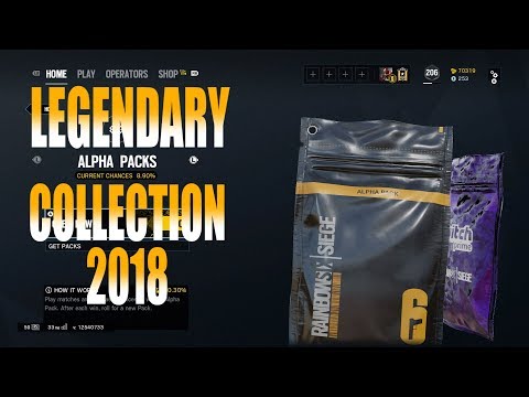 Legendary Alpha Pack Collection 2018 - Rainbow Six Siege