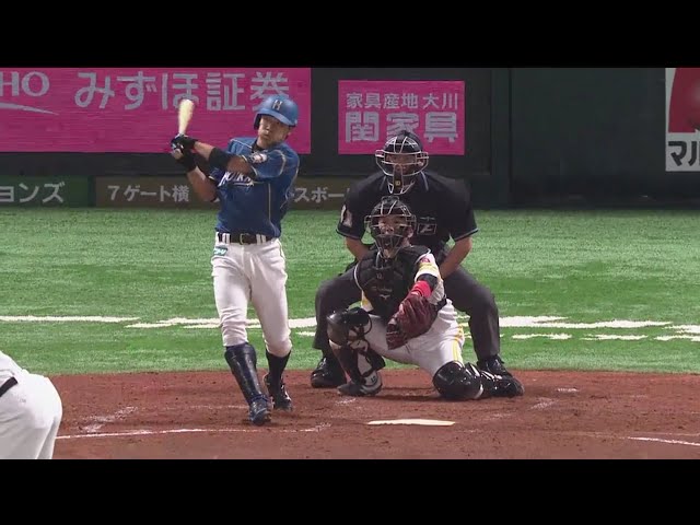 【2回表】ファイターズ・中島卓 通算2本目のホームランは衝撃の満塁弾!! 2018/5/12 H-F
